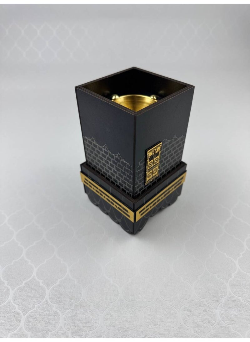 Samrix The Haram incense burner is a model of the Kaaba with a cover. - Image 2