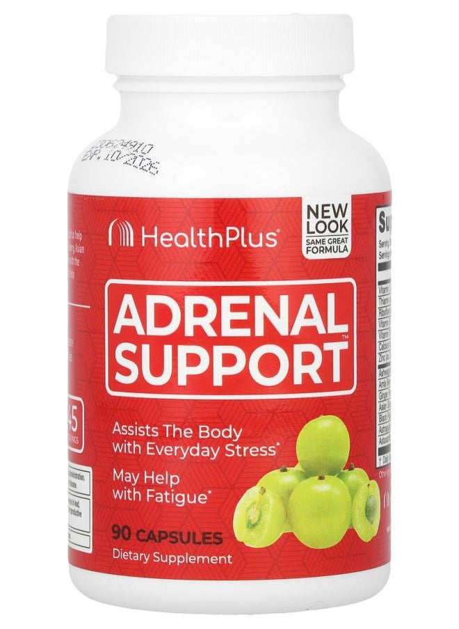 Health Plus Adrenal Support 90 Capsules 