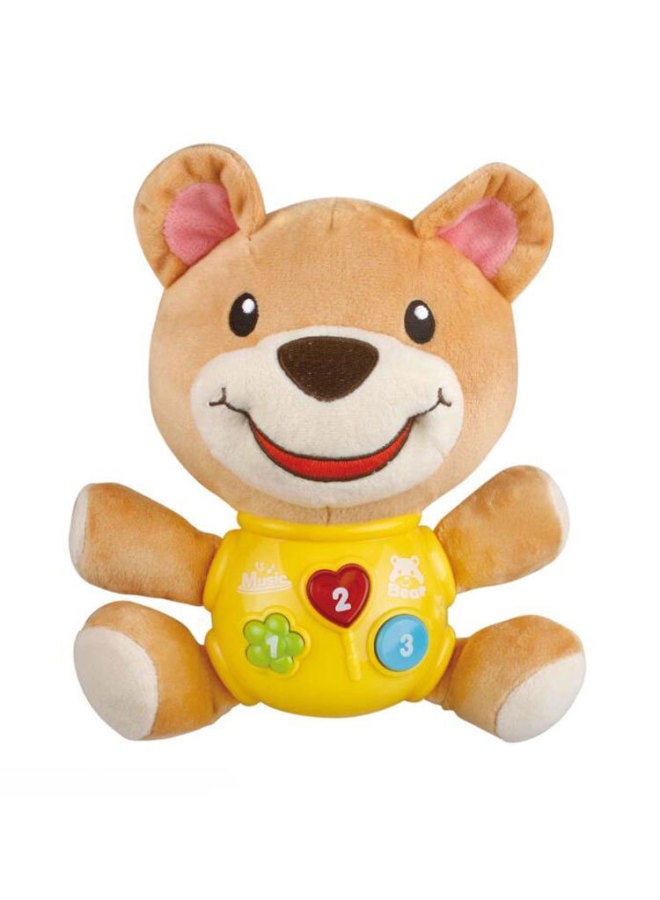 Parent-child Enlightenment Toy Doll Doll With Electric Sound And Light Music Baby Soothing Plush Toy-Color:Sound And Light Comfort Fox-Height:18cm - Image 3