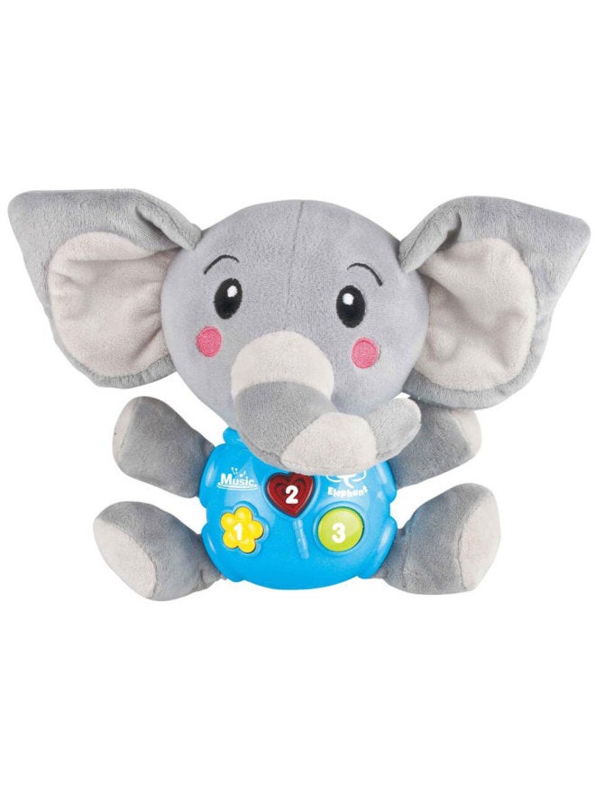 Parent-child Enlightenment Toy Doll Doll With Electric Sound And Light Music Baby Soothing Plush Toy-Color:Sound And Light Comfort Fox-Height:18cm - Image 5