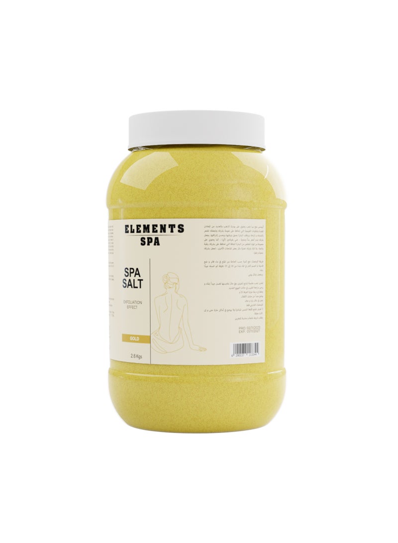 ELEMENTS SPA SALT ARGAN & GOLD 2.6kg