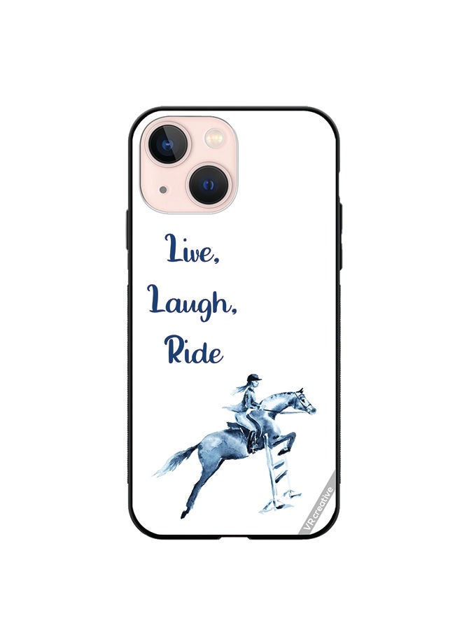 VR CREATIVE Protective Case Cover For Apple iPhone 13 Horse Design Multicolour - Image 1