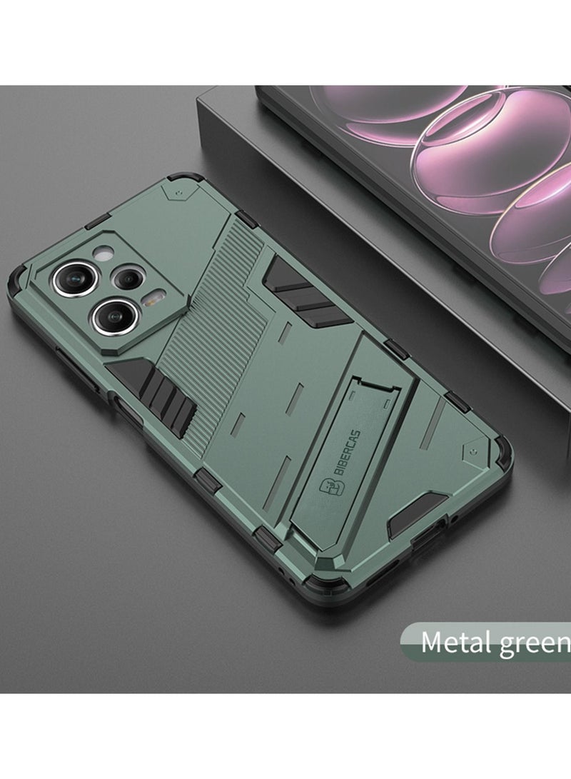 BIBERCAS Xiaomi Poco X5 Pro 5G Case Cover Accseeories/ Redmi Note 12 Pro 5G Case with Shockproof Kickstand Magnet Stand, PC+TPU Military Grade Protective Tough Hard Phone Back Cover (Black) - Image 5