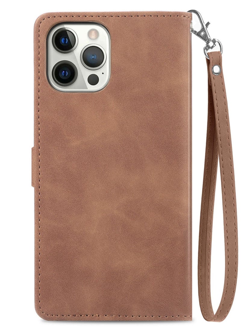 Loquat Suitable For iPhone Wallet Embossed Mobile Phone Leather Case - Image 2