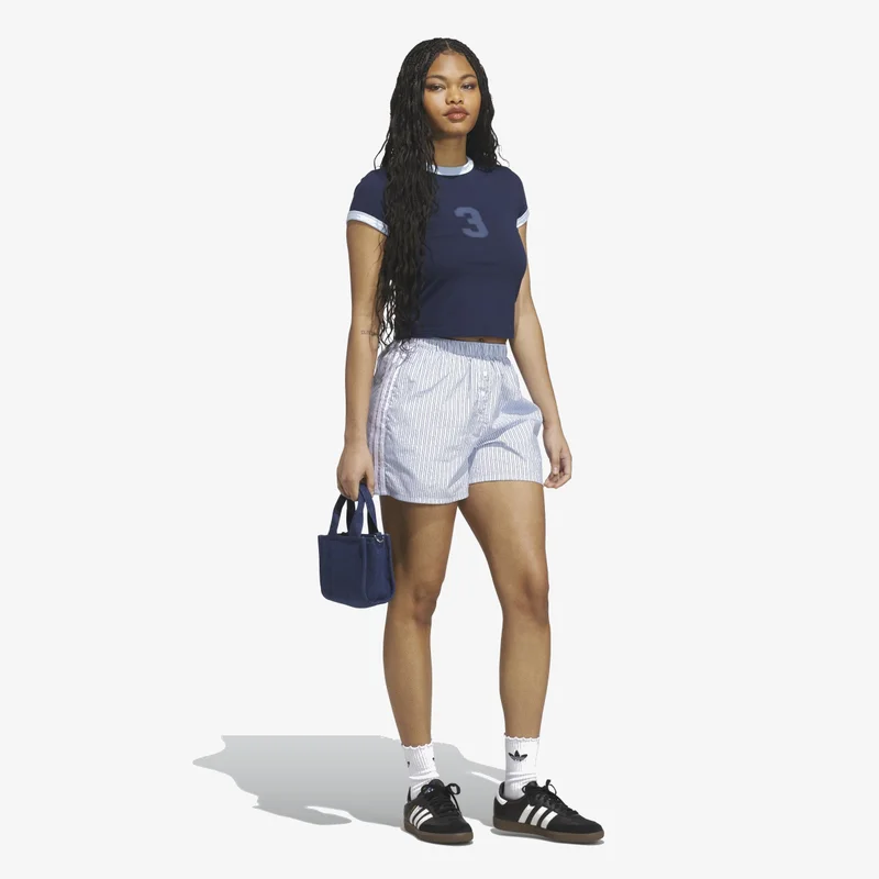 Adidas Originals  STRIPED BOXER SHORT for Women | Best Price UAE