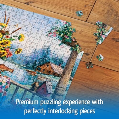 Wonder Forge Country Hideaway 1000 Piece Jigsaw Puzzle for Adults | Unique, Perfectly-Fitting Pieces | Fun, Vibrant Imagery | Amazon Exclusive - Image 5