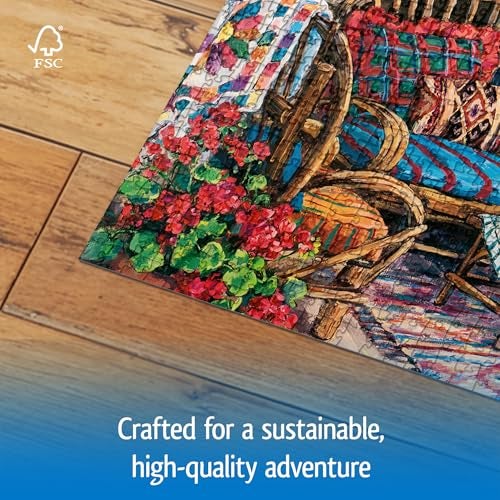 Wonder Forge Country Hideaway 1000 Piece Jigsaw Puzzle for Adults | Unique, Perfectly-Fitting Pieces | Fun, Vibrant Imagery | Amazon Exclusive - Image 4