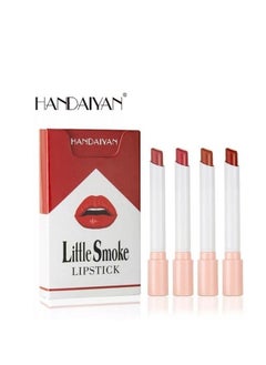 Handaiyan 4-Piece Matte Long Lasting Lipstick Multicolour  - Image 2