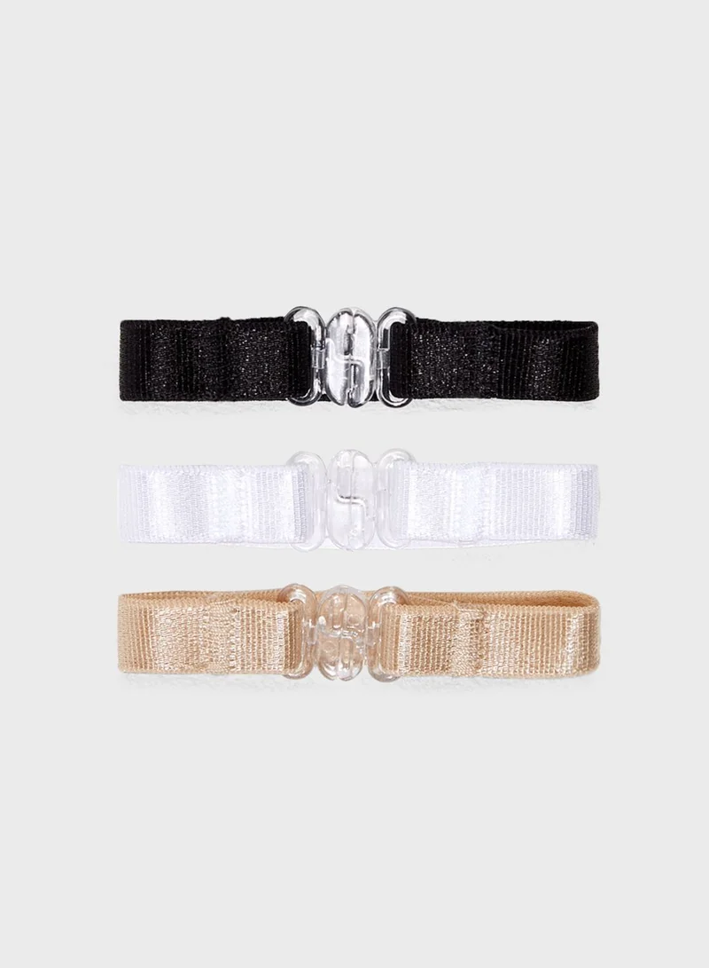 MAGIC BODYFASHION 3 Pack Short Bra Connector Straps