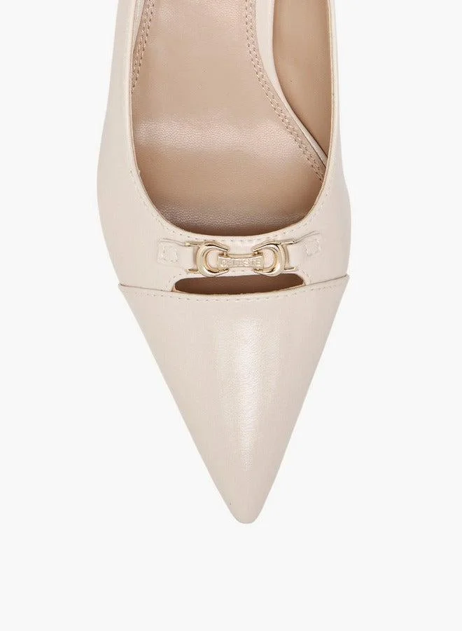 سيليست حذاء نسائي بكعب صغير سهل الارتداء سادة