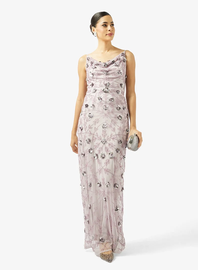 Beauut  Embellished Slip Maxi Dress for Women | Best Price UAE