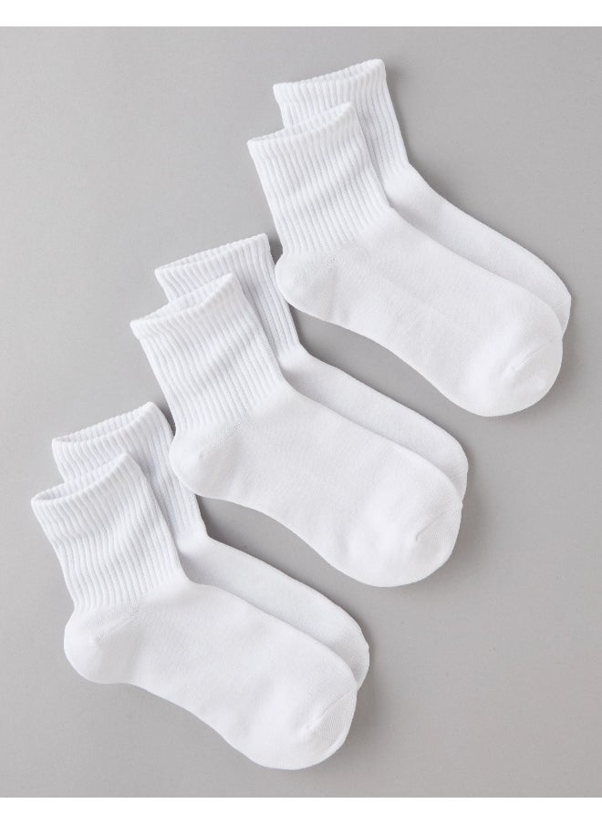 American Eagle AE Boyfriend Socks 3-Pack  - Image 1