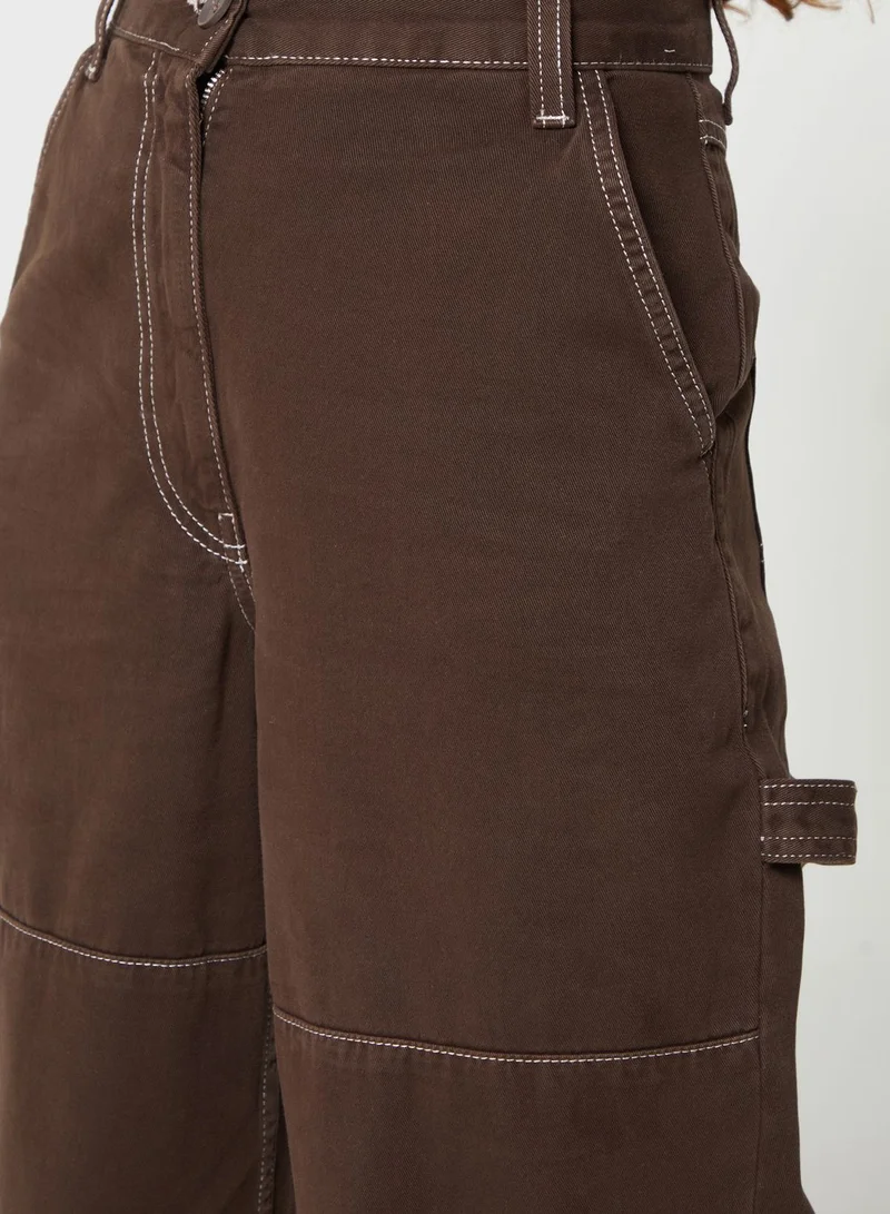 Topshop Petite High Waist Pyjama