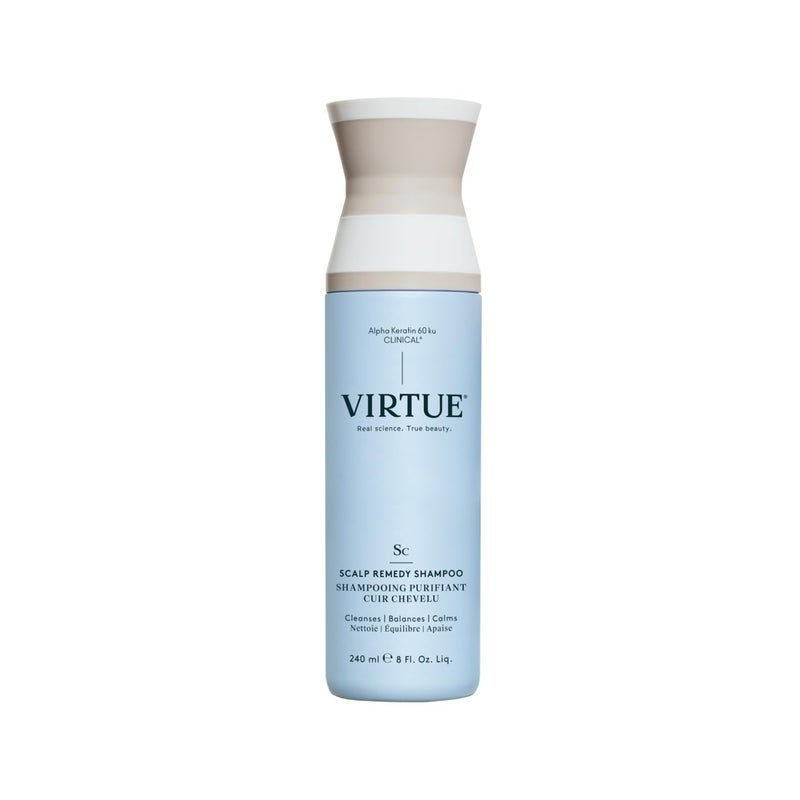VIRTUE Scalp Remedy Shampoo, Microbiome Balancing for Dry, Oily, and Irritated Scalps, Fragrance Free, Safe for All Hair Types, Color Safe, 8 Fl Oz - Image 1