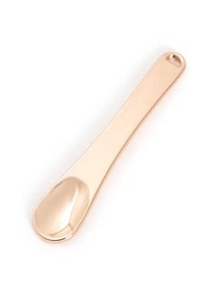 ORiTi 1-Piece Metal Cosmetic Spatula Mini Eye Cream Applicator Facial Cream Mask Scoop Tool For Home Salon Beauty Accessories GOLD  - Image 1