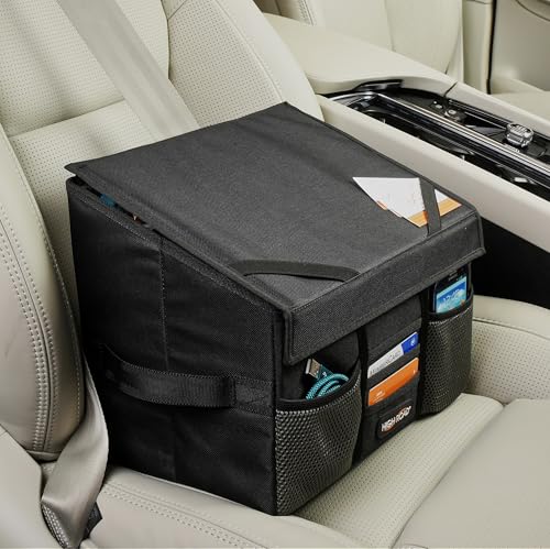 High Road Carganizer Front Seat Car Office Organizer and Mobile Office Work Truck Organizer with Filing Dividers and Desk Top Cover - Image 1