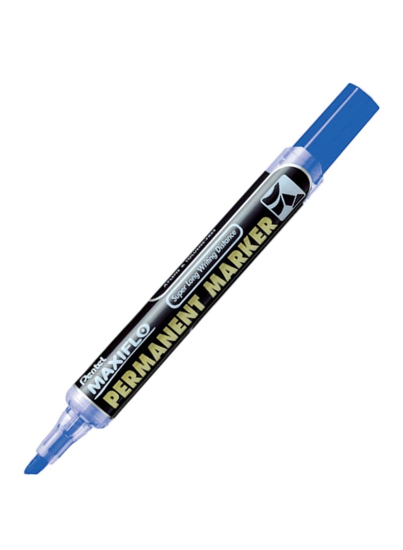 Pentel 4-Piece Permanent Marker Chisel Tip Blue Ink - Image 2