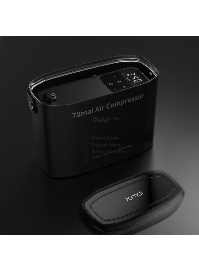 70 Miles. 70-mile Car Air Pump, Preset Tire Pressure, Digital Display Portable Tire Inflator, Smart Touch Control, Air Pump - Image 4