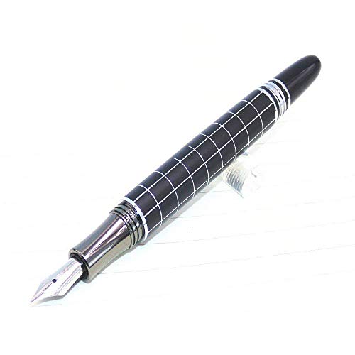 GOLD LEAF Neo 79 Starwalker Silver And Black Roller Silver Clip Fountain Pen Combo (Set Of 2) - Image 2