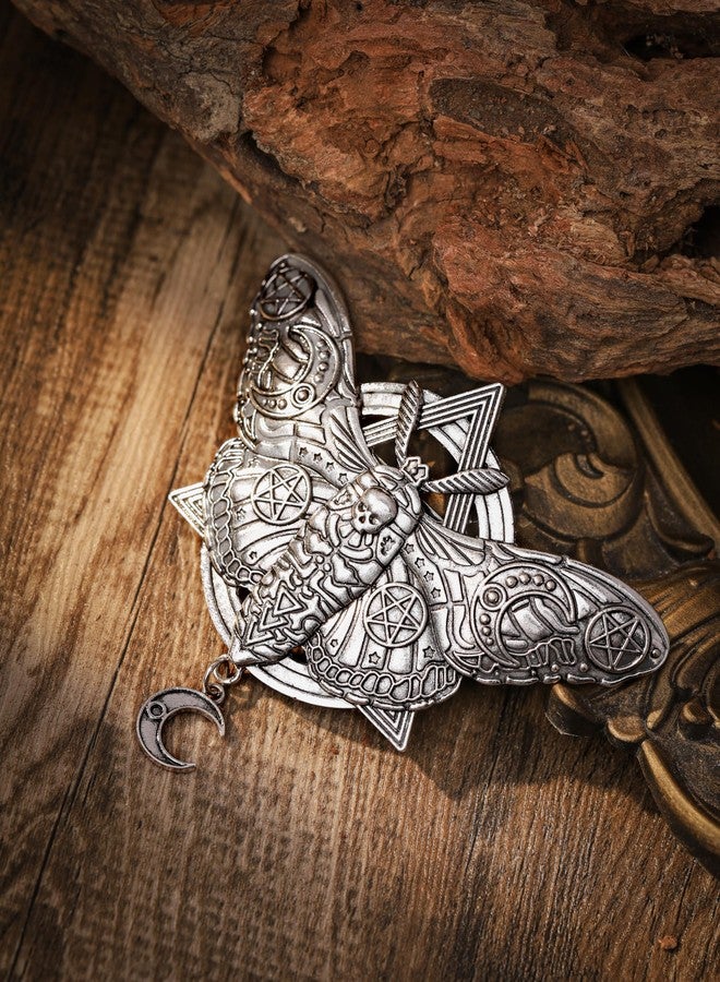 HAQUIL Vintage Moth Crescent Moon Hairpin Retro Vintage Decorative for Hair Accessory - Image 5