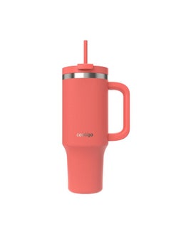 Contigo Contigo Streeterville 40oz Tumbler, Stainless Steel Vacuum Insulated, Leak-Proof, Cold for 29 Hours, Coral  - Image 1