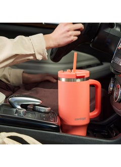 Contigo Contigo Streeterville 40oz Tumbler, Stainless Steel Vacuum Insulated, Leak-Proof, Cold for 29 Hours, Coral  - Image 5