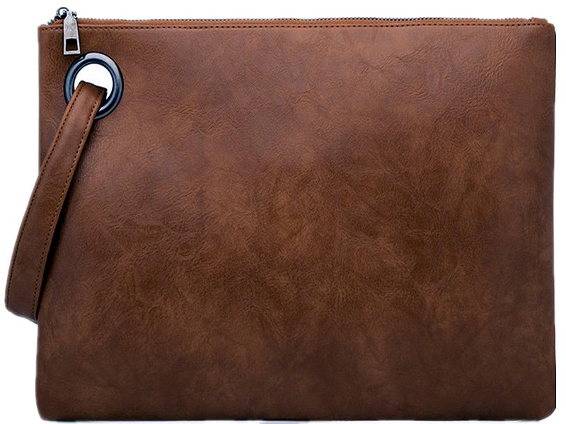 ruizedidi Clutch Purses for Women Evening Bag Women's Handbags Purse Trendy Designer Wedding Pu Leather Wristlet brown - Image 1