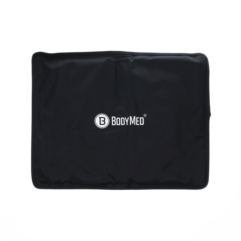 BodyMed حزمة ثلج جل قابلة لإعادة الاستخدام من BodyMed - كمادات باردة للظهر والكتف والرقبة والركبة - علاج بارد احترافي للإصابات والآلام والتورم والكدمات والالتواءات - 14 بوصة × 11 بوصة (قياسي) - Image 1