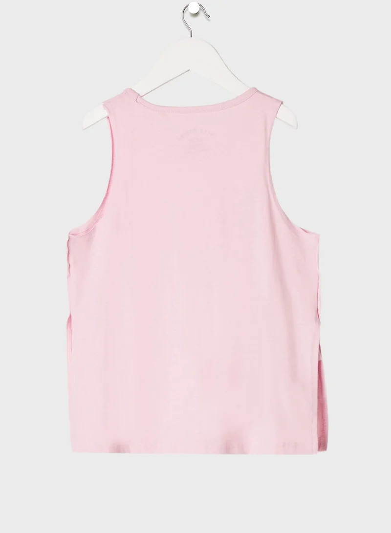 MANGO Kids Side Slit Tank Top