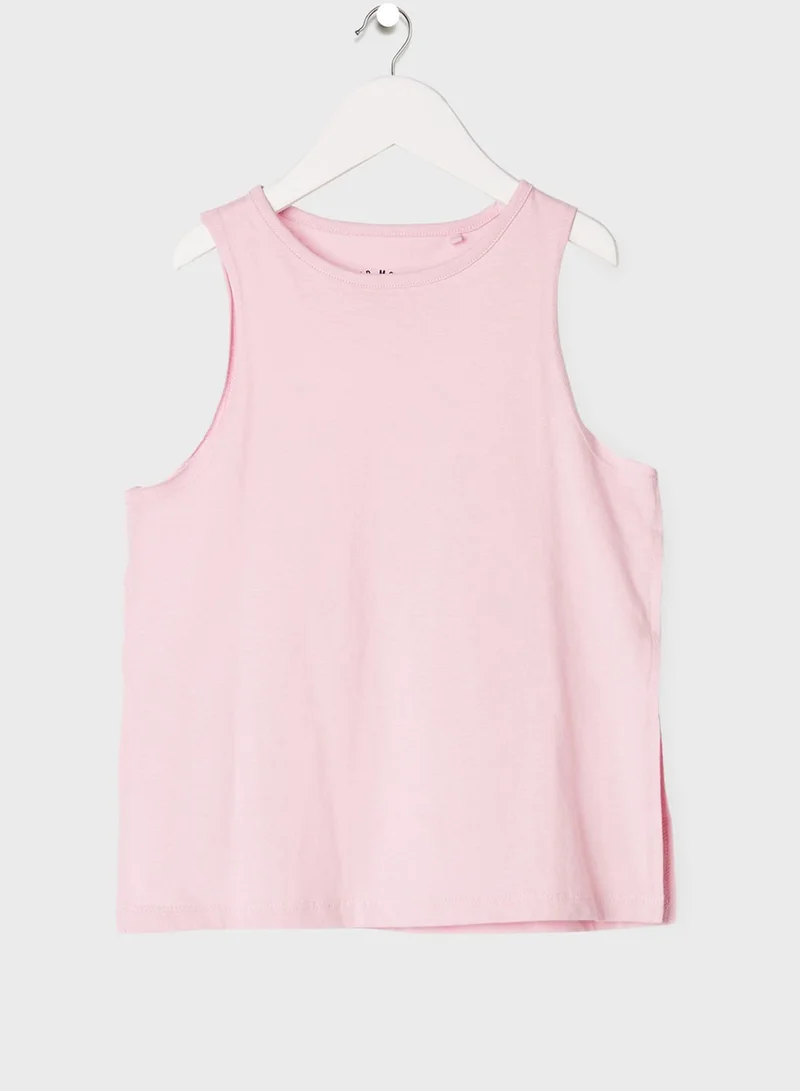 MANGO Kids Side Slit Tank Top