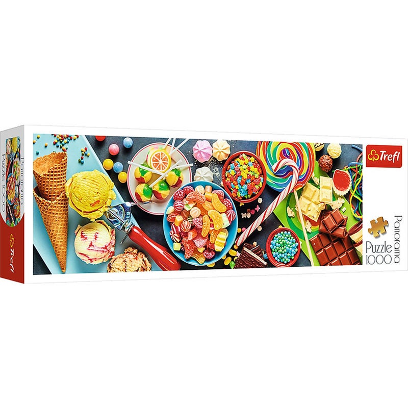 Trefl - Sweet Treats Panorama Puzzle 1000 Pieces - 29046 - Image 1