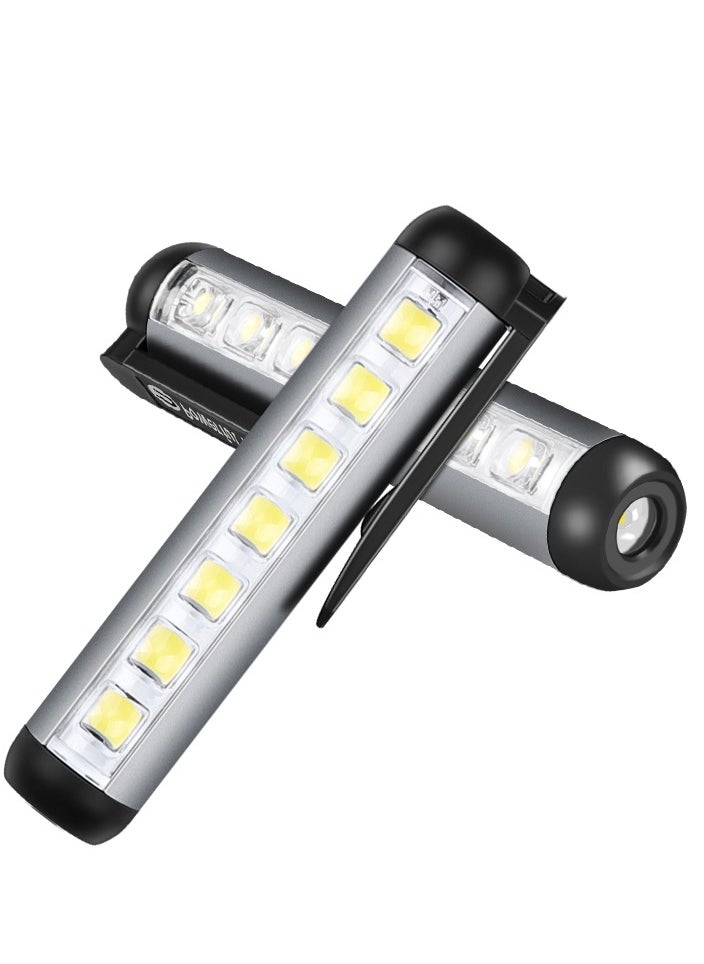 Generic - Rechargeable Magnetic Flashlight, Mini LED Flashlight with USB-C Charger, Water Resistant - Image 1