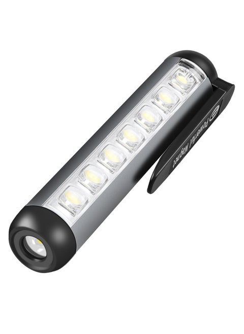 Rechargeable Magnetic Flashlight, Mini LED Flashlight with USB-C Charger, Water Resistant