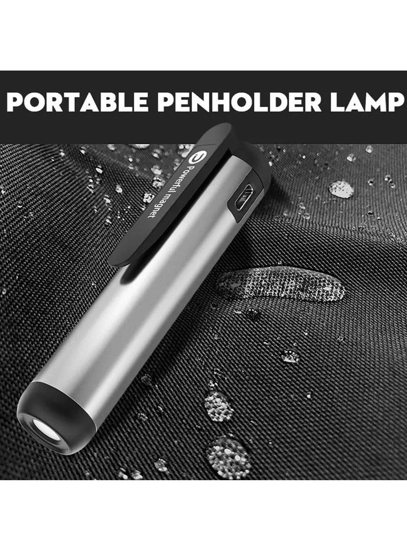 Generic - Rechargeable Magnetic Flashlight, Mini LED Flashlight with USB-C Charger, Water Resistant - Image 1