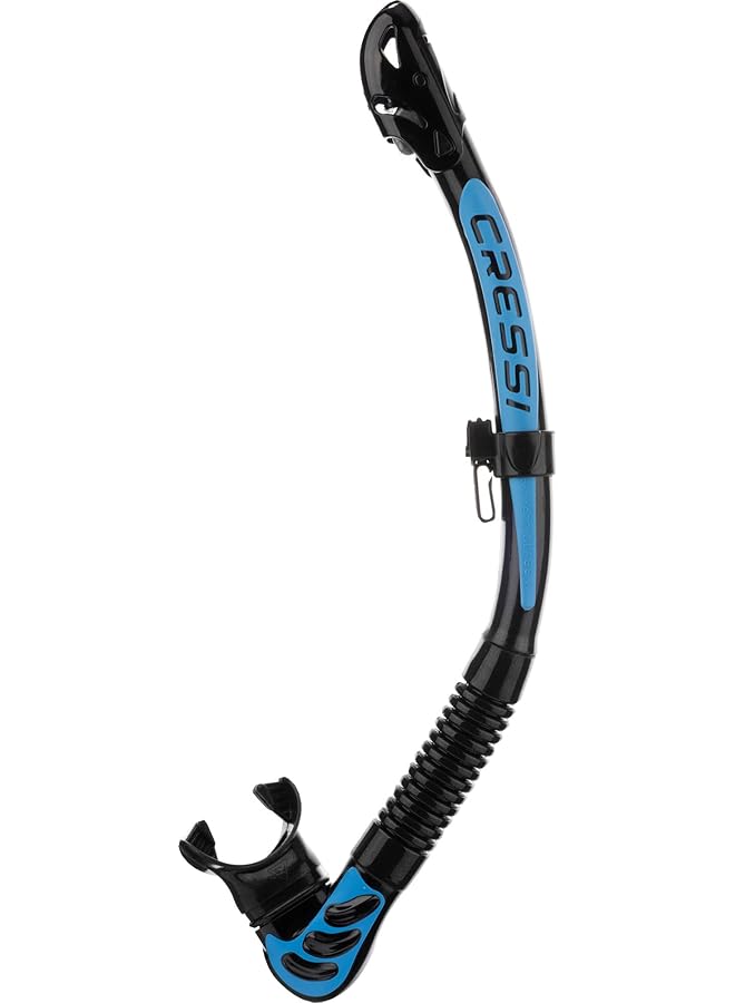 Cressi Alpha Ultra Dry Snorkel Ideal For Snorkelling Apnea And Diving Adult Unisex - Image 1