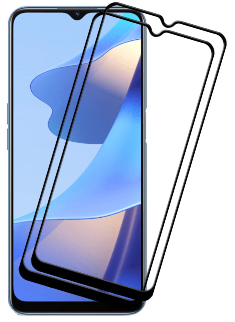 ACLIX 2 Pieces Antistatic ESD Dustproof Premium Quality High Definition Tempered Glass Screen Protector Designed For Oppo A16 - Image 1