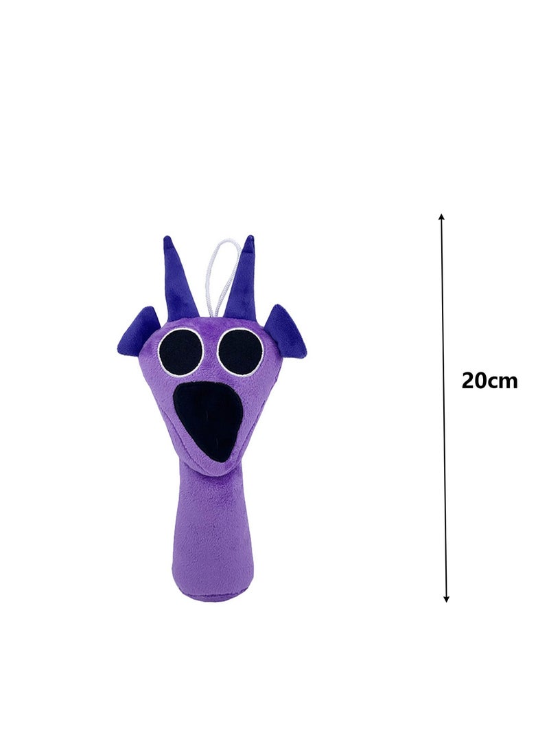 General Rhythm Box Sprunki Game Peripheral 20cm Plush Toy, Realistic Cute Soft Plush Doll, Gift for Boys and Girls Game Fans (Screaming Purple)  - Image 2