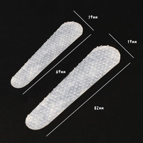 DraCra 12 Pack Purse Strap Non-Slip Pad Sticker Anti-Falling Clear Rubber Adhesive Strip Grip Holder for Shoulder Bag Straps Keep Stay Handbag Tote Backpack - Image 2