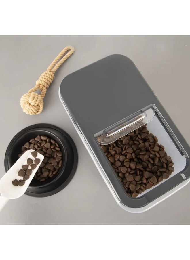 Dunya Plastik Dunia BlackGrain/Cereal Container 10L with Slide Lid - Storage Solution - BPA-Free (L=34.5cm W=19cm H=23.5cm)  - Image 3