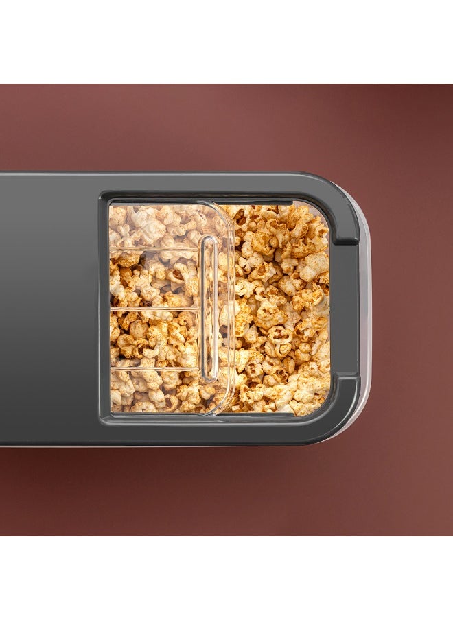 Dunya Plastik Dunia BlackGrain/Cereal Container 10L with Slide Lid - Storage Solution - BPA-Free (L=34.5cm W=19cm H=23.5cm)  - Image 4