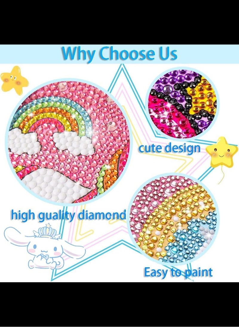 Cute 5D Diamond Art Kits with Frame,  DIY Painting Art for Adults Kids, Diamond Arts and Crafts Sets, Big Gem Full Drill Diamond Dots for Women  - Image 4