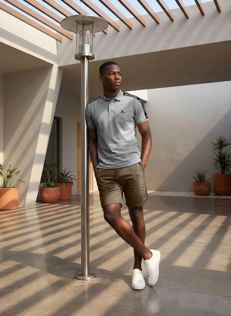 Nautica  Men Printed Shorts for Casual Summer Style and Comfortable Wear - Brown for Men | Best Price UAE