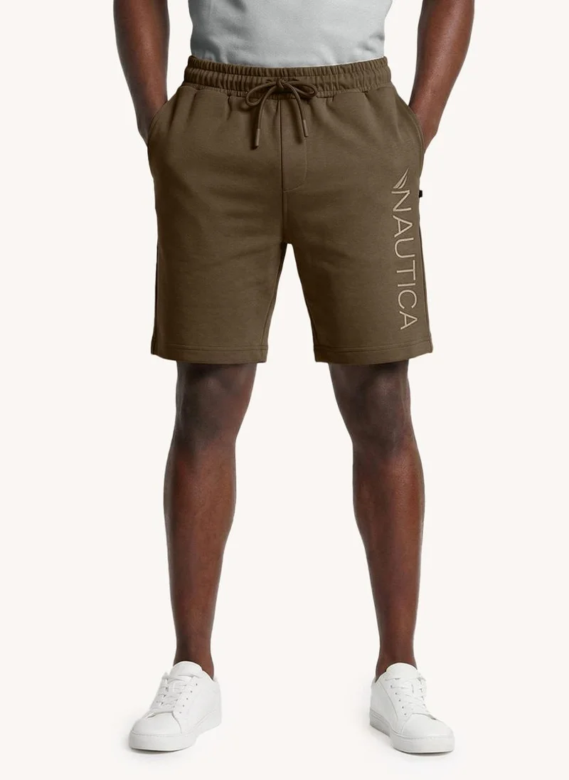 Nautica Men Printed Shorts for Casual Summer Style and Comfortable Wear - Brown