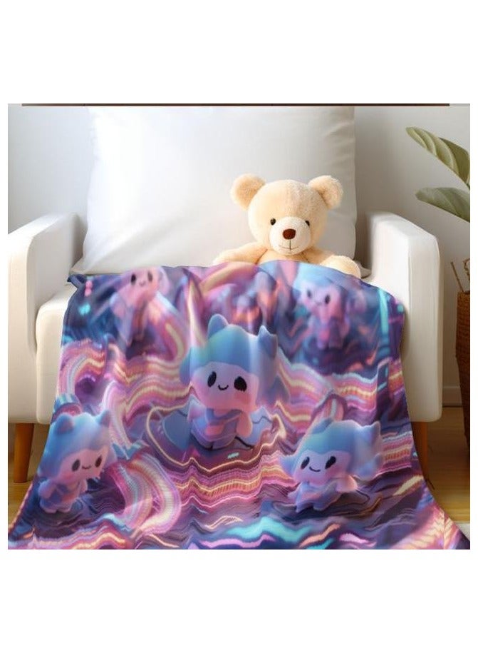 general Flannel thin blanket (warm and comfortable, suitable for sleep, gaming, dust removal and sandproof) 150cm*200cm - 1170 - Image 1