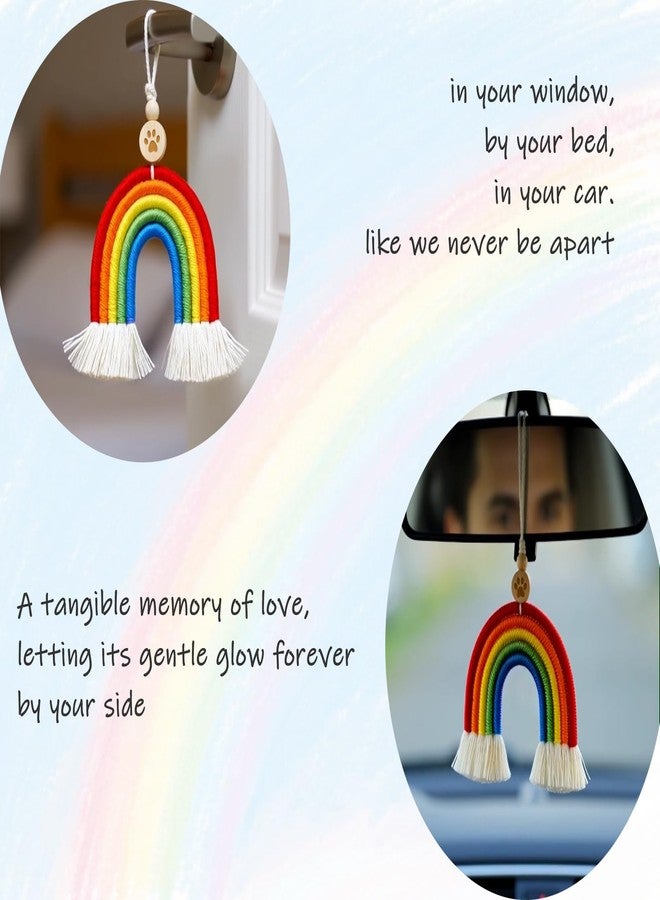 molxiobul Pet Memorial Gifts, Rainbow Bridge Ornament for Dog Cat, Loss of Dog Cat Sympathy Gift, Pet Sympathy Gift for Sympathy, Grief - Image 3