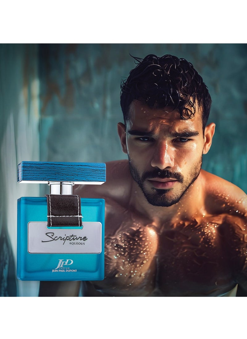 Jean Paul Dupont Scripture Aqueous Eau de Toilette For Men 100ml  - Image 4