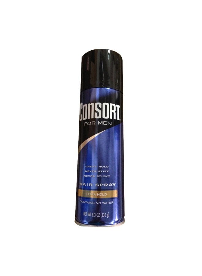 Consort For Men Hair Spray Aerosol, Extra Hold 8.30 ounce (Pack of 6) - Image 3