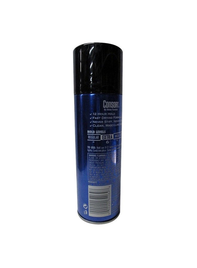 Consort For Men Hair Spray Aerosol, Extra Hold 8.30 ounce (Pack of 6) - Image 2