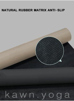 KAWN.YOGA Beige Mat. Non-Slip. Strap Included. High Performance Material Exercise Mat Ideal For Hiit, Plates, Yoga And Other Workouts  - Image 4
