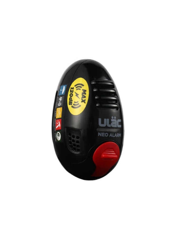 Ulac Lock AIR ALARM 120dB Alarm Disc Lock / BLACK